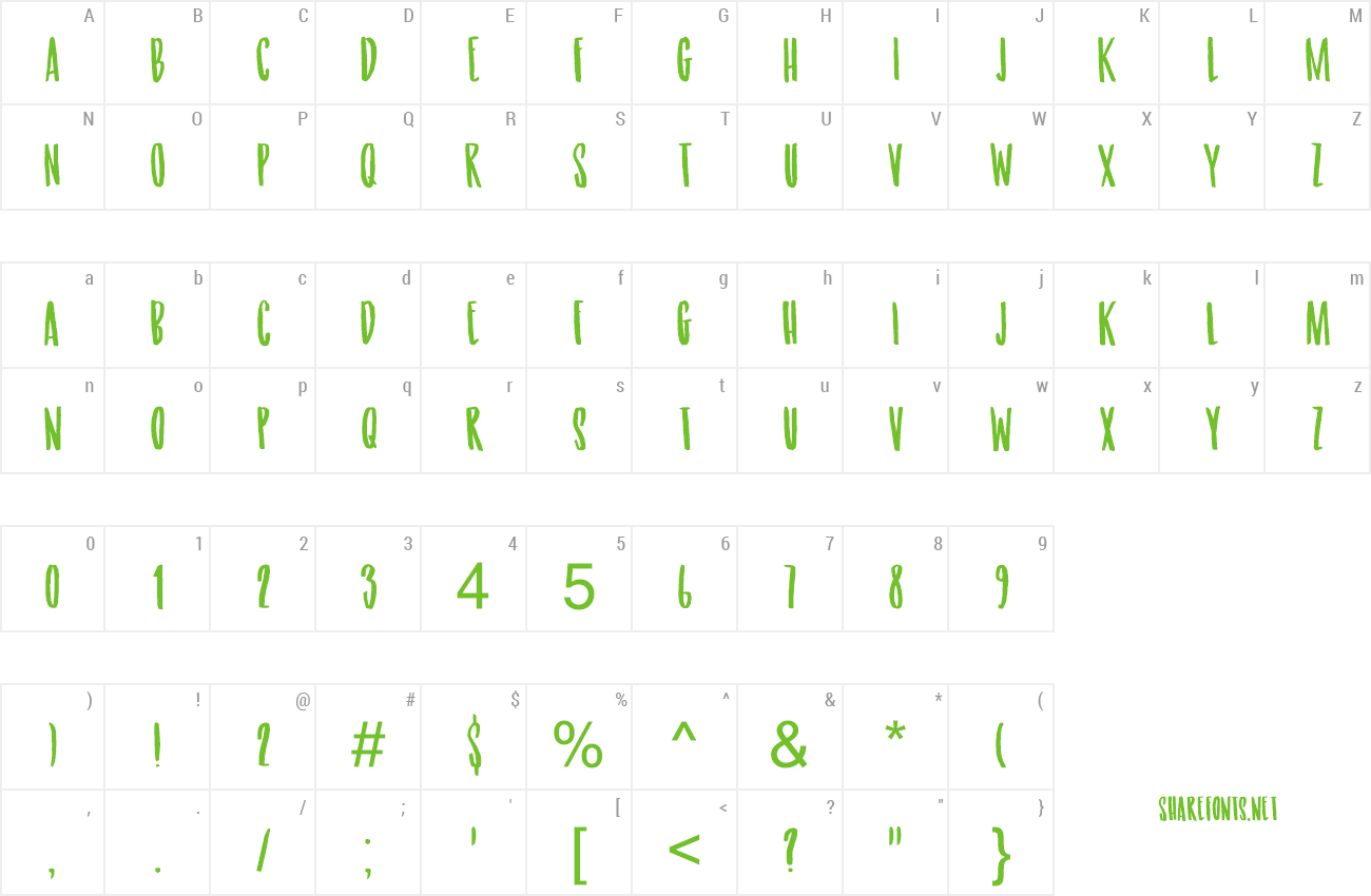 Font Getaway Car preview